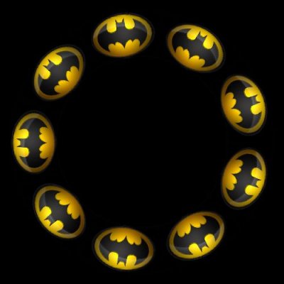 Batman logo round preview