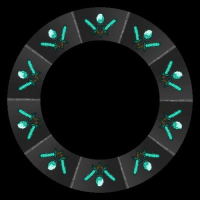 minecraft diamonds round preview