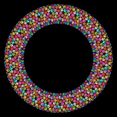 Sugar skulls round preview