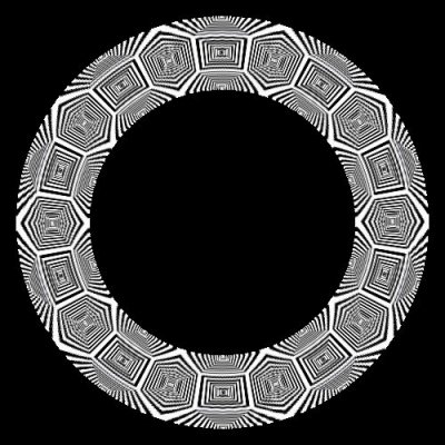 Circus Stripes round preview