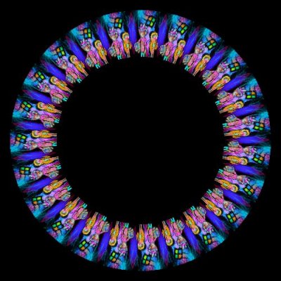 Vaporwave Rick and Morty round preview