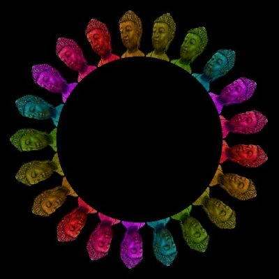 Rainbow Buddha round preview