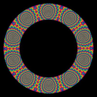 basic rainbow psychedelic round preview