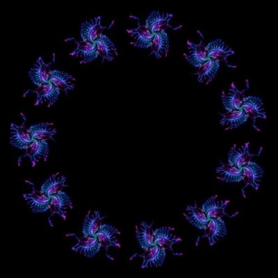 psychedelic violet round preview