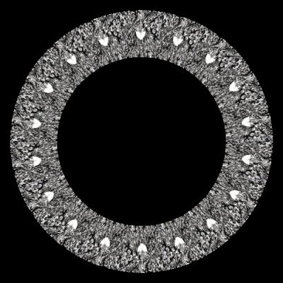 psychedelic hair round preview