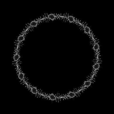 brainwave pattern round preview