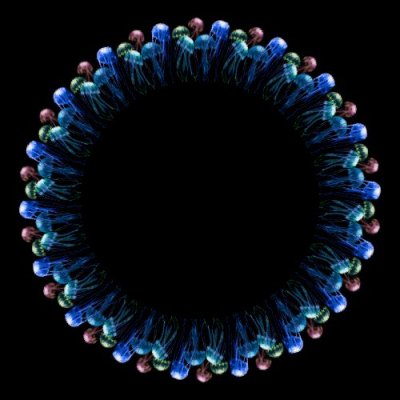 rainbow glowing jellys round preview