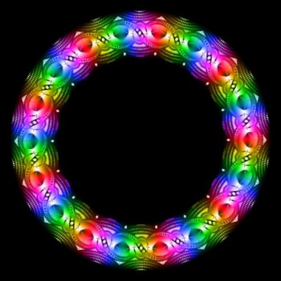 Iridescent Cubes round preview