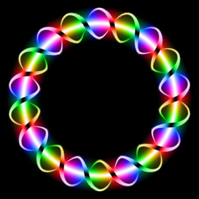 Iridescent Sine 02 round preview