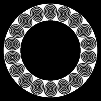 pulse sacred geometry wall decal 136px round preview