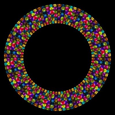 Stained glass mosaic 1 round preview