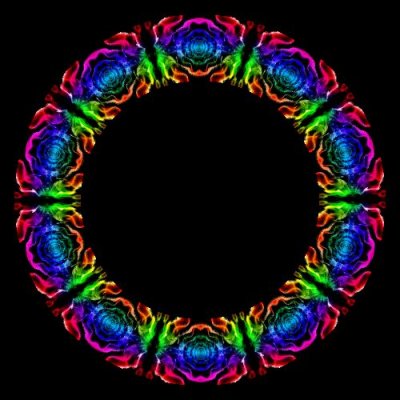 Colored waves round preview