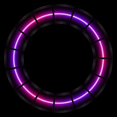 Film Strip round preview