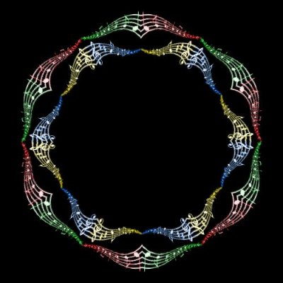 Notes in colors round preview