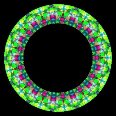 Stain Glass Dream round preview