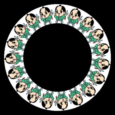 images round preview