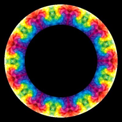 Hibiscus in the stream round preview