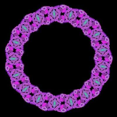 purple mandala round preview