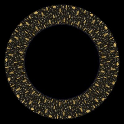 black & gold xmas round preview