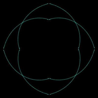 Crisscross  two lines round preview