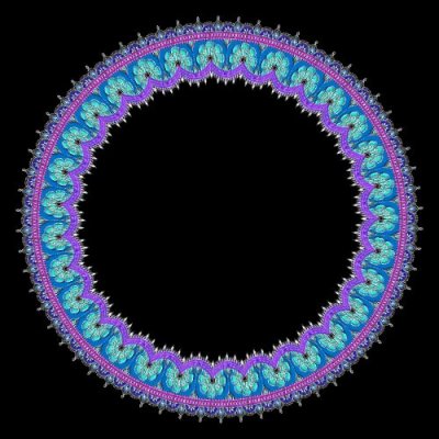 fineSeufzer indianPattern 1 round preview