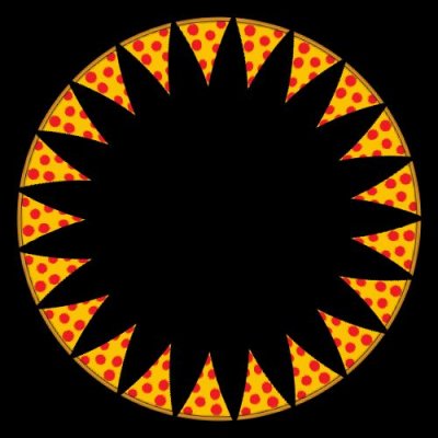 Pizza piece round preview