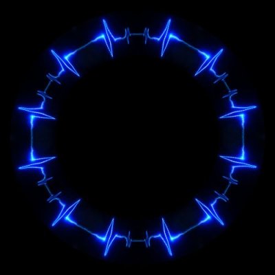 Blue Pulse round preview