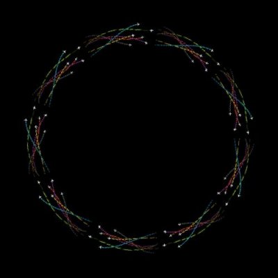 Backgrounds Planes leave traces round preview