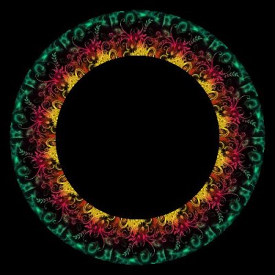 Rainbow Flowers round preview