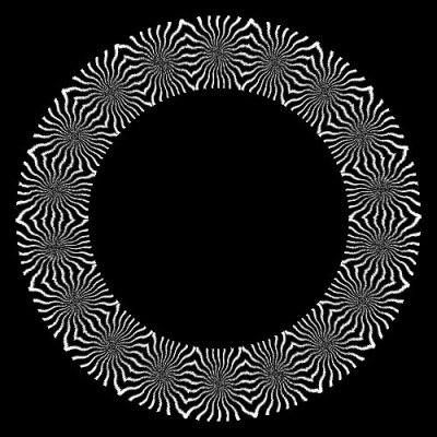 black white abstract psychedelic art background vector illustration eps 44728272 round preview