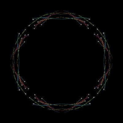 Backgrounds Planes leave traces on a black background 104364 round preview