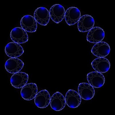 Blue Bubble round preview