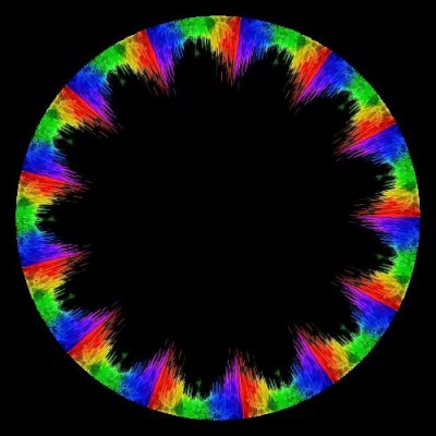 3d Rainbow round preview