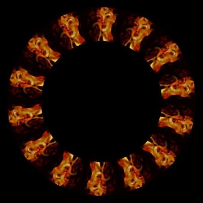 fire woman round preview