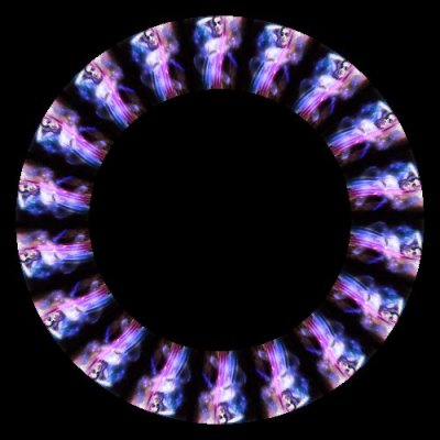 galaxy woman round preview