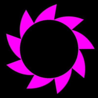 fadein bottom pink round preview