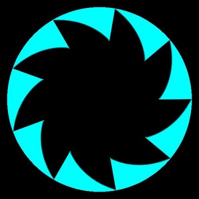 fadein top greenblue round preview