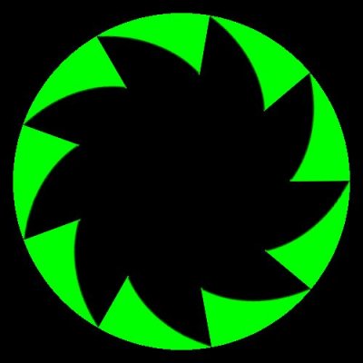 fadein top green round preview