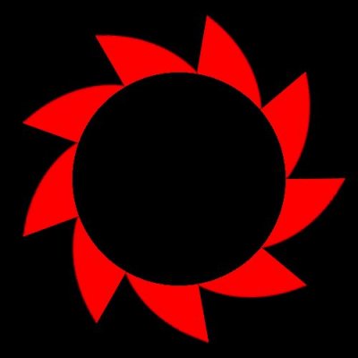 fadeout bottom red round preview