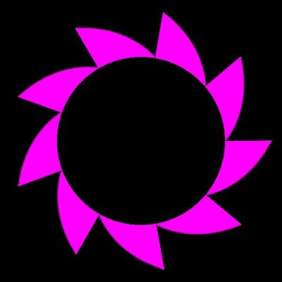 fadeout bottom pink round preview