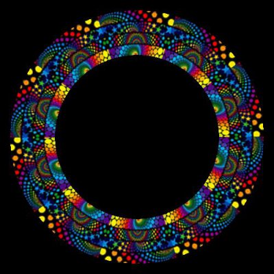 Layer Rainbow round preview