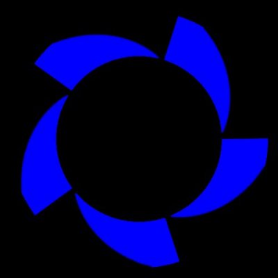 blue fade out round preview