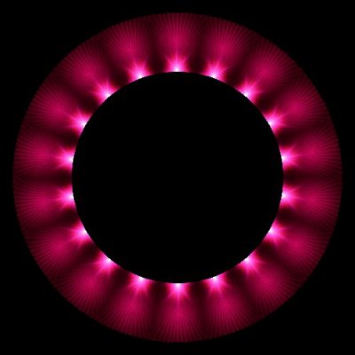 Magnetic Flux Pink round preview