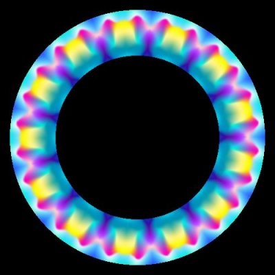 Flower in the sky round preview