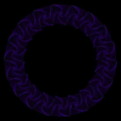 King's maze purple round preview