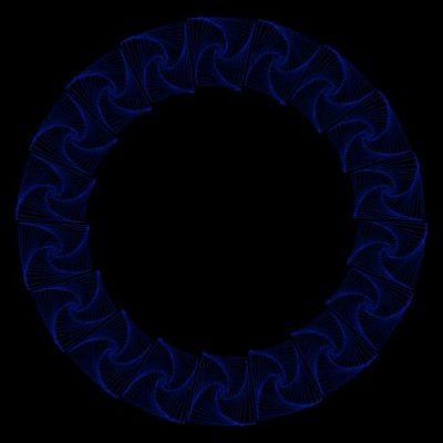 King's maze Blue round preview