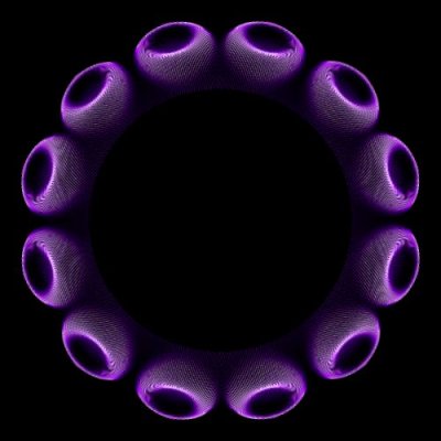 purple circle lines round preview