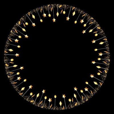dangling decorations round preview