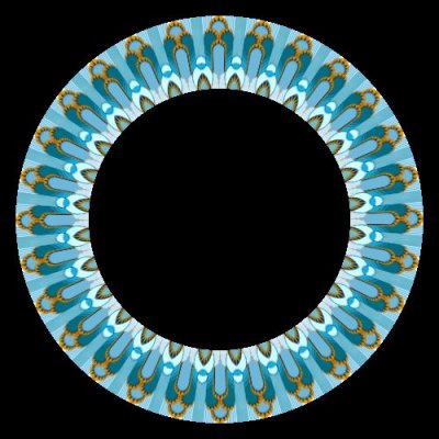 art deco - gatsby turquois round preview