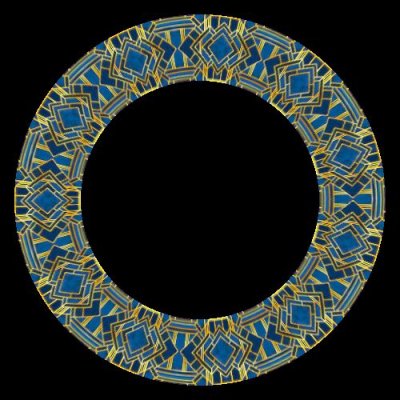 blue gold round preview